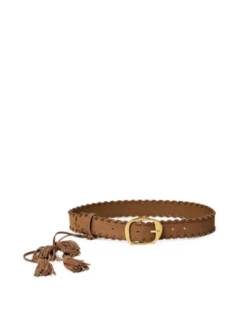 TWINSET suede belt with tassels