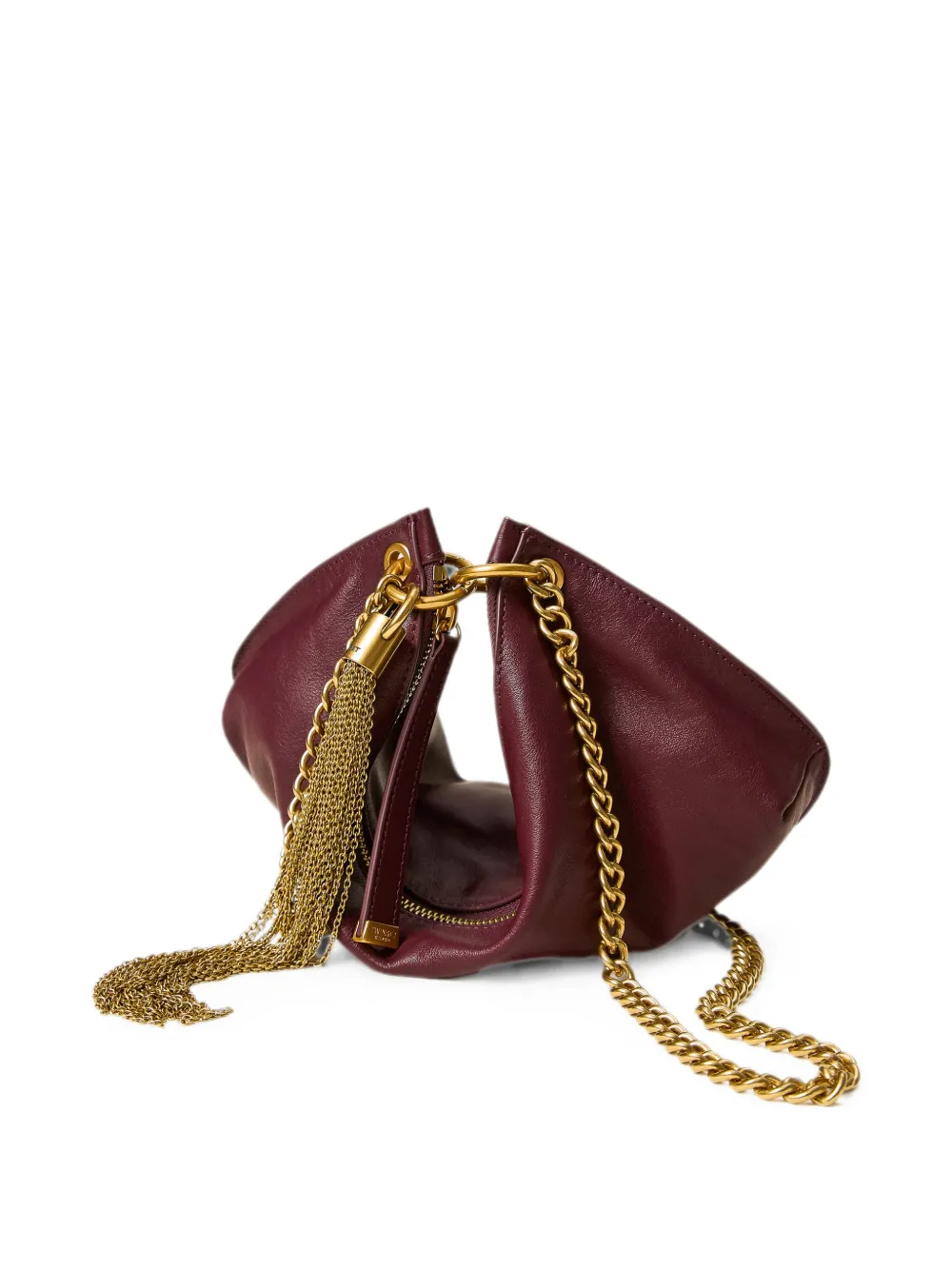 TWINSET Tas met kettingband en kwastje Rood