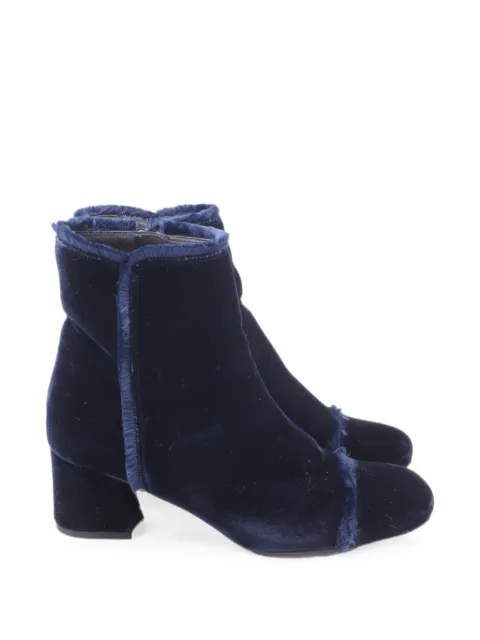 Stuart Weitzman 2010s Raw-Edge Trim boots