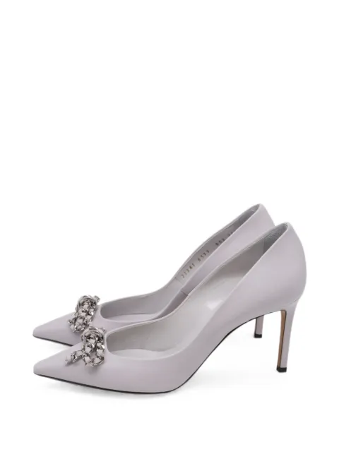 Casadei Vintage zapatos de tacón Bow Chain de piel