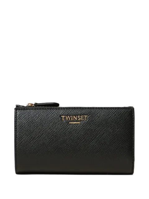 TWINSET logo-lettering wallet