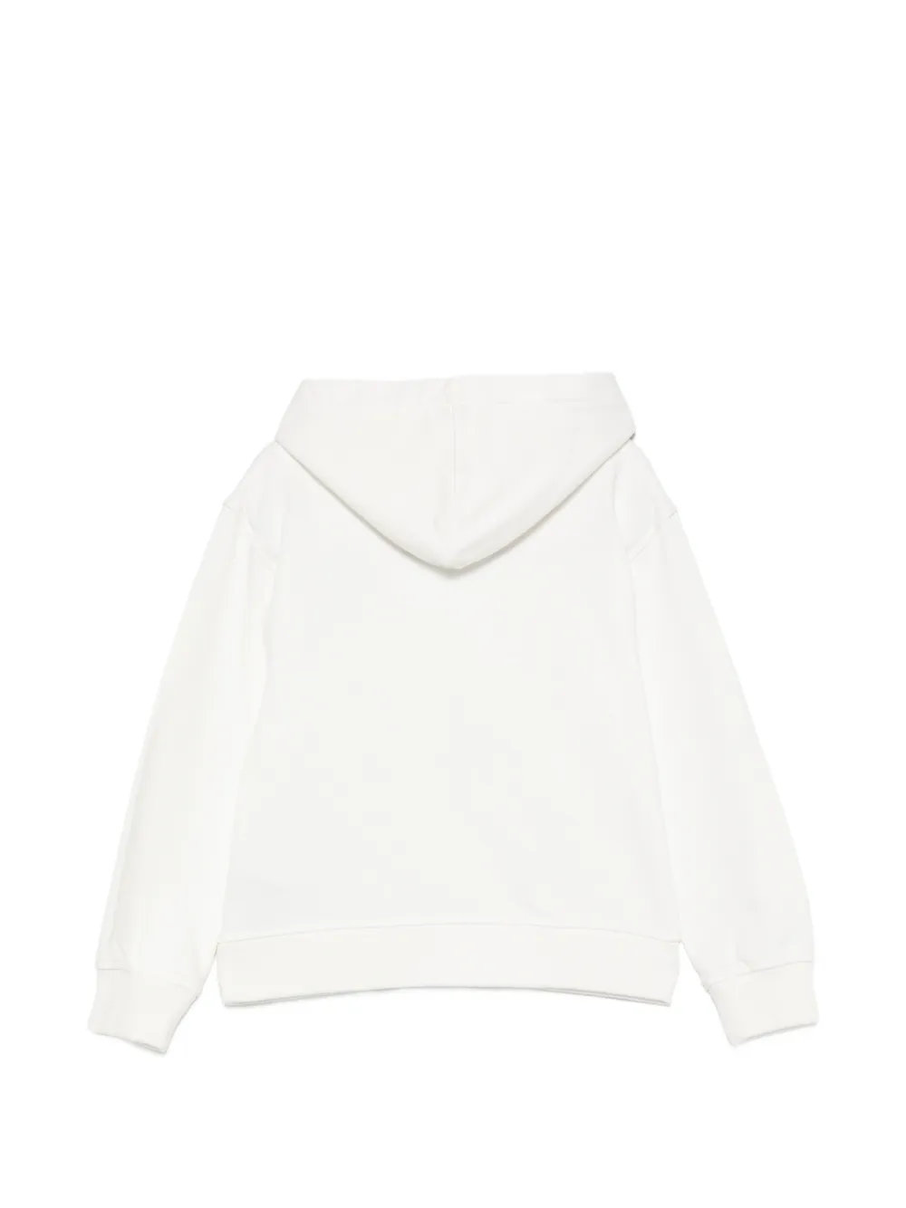 Moschino Kids Hoodie met logoprint Wit