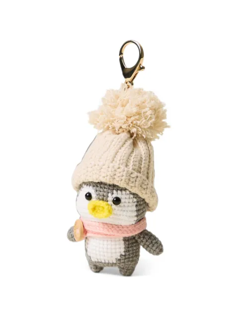 TWINSET crochet penguin keyring