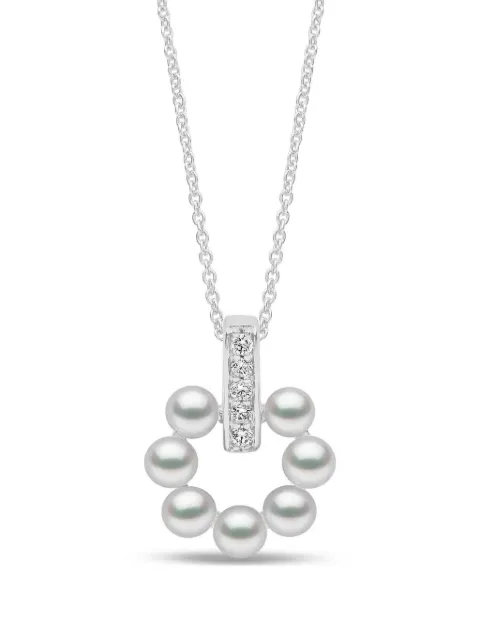 Yoko London Eclipse Akoya pearl and diamond necklace