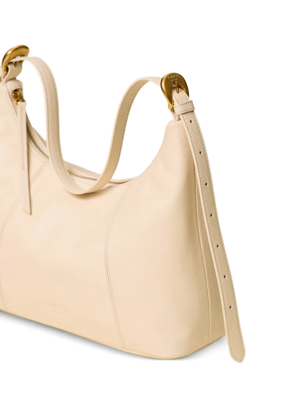 TWINSET Leren tas Beige
