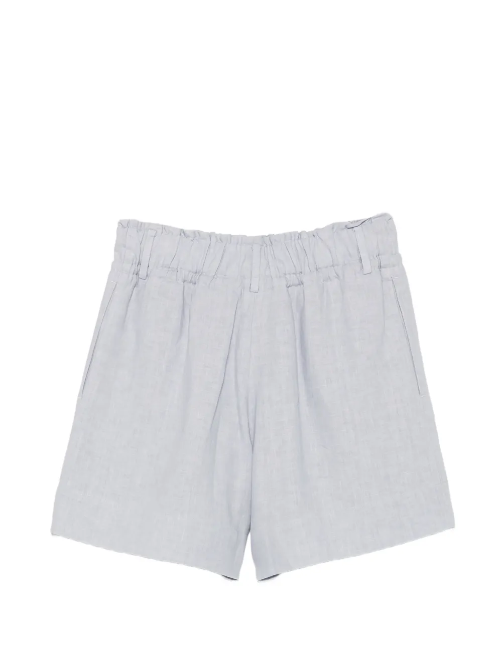 Eleventy Shorts met trekkoordtaille Blauw