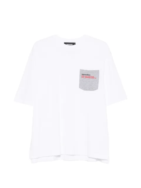 DSQUARED2 logo-print pocket T-shirt