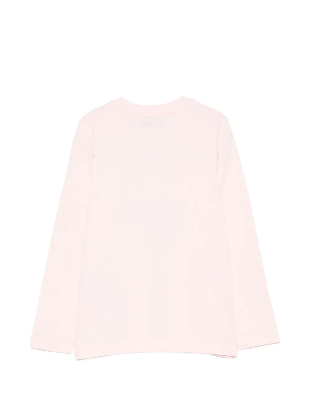 Moschino Kids T-shirt met logoprint Roze