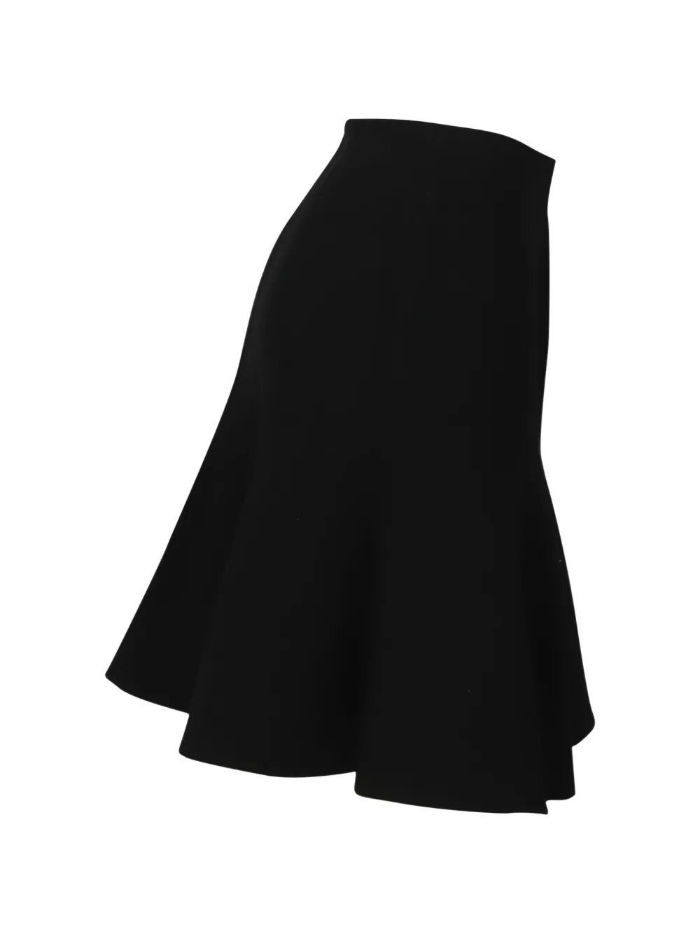 Temperley London knee-length silk midi skirt - Nero