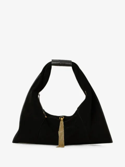 TWINSET chain-tassel leather bucket bag