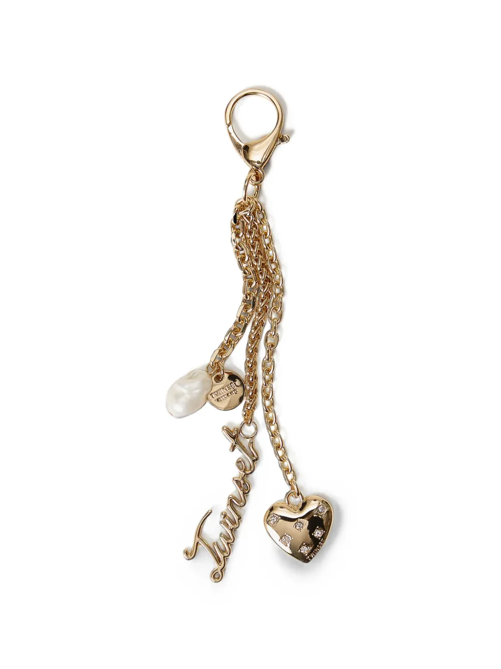 TWINSET charm with pendants and logo - Oro