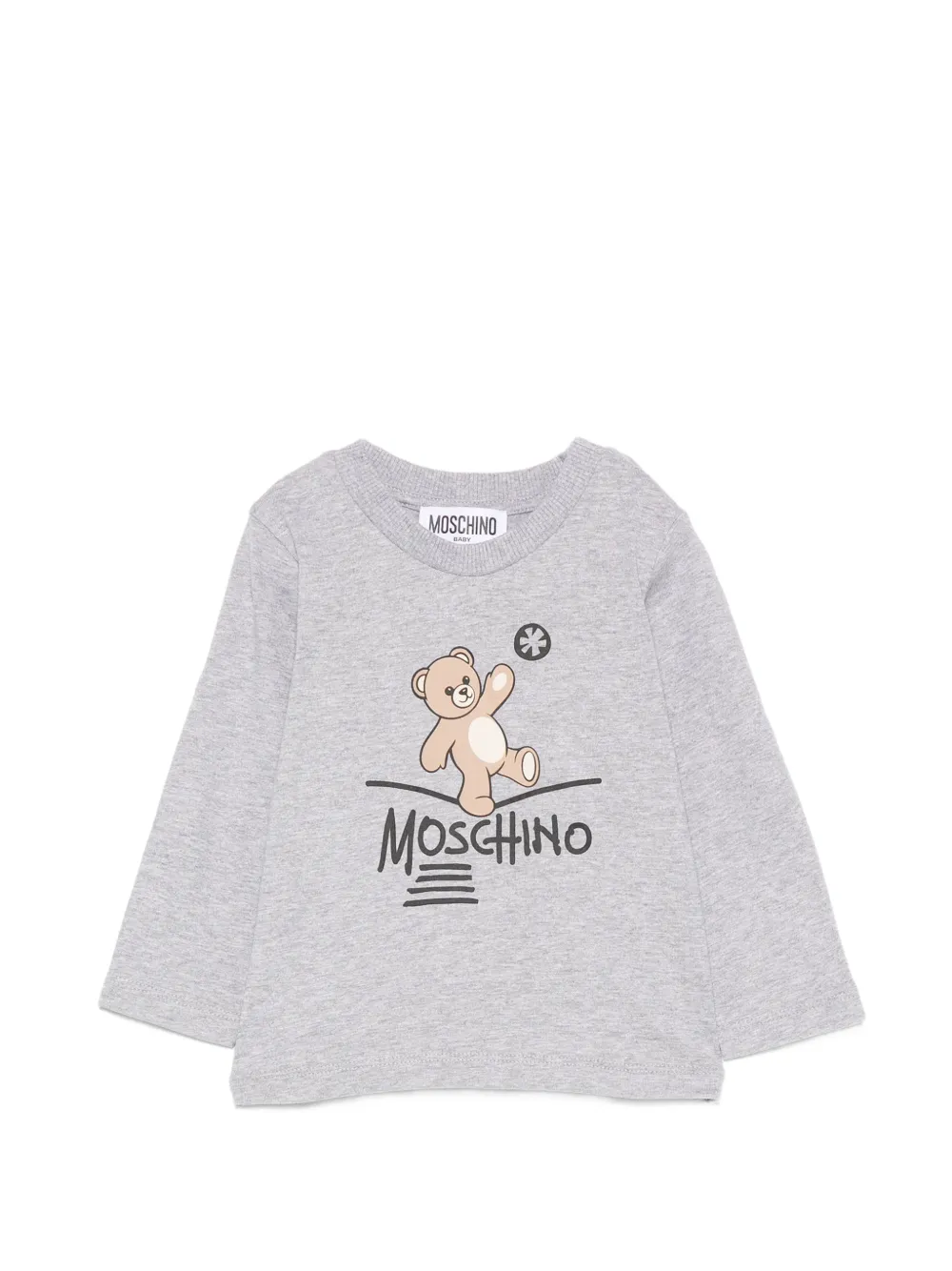 Moschino Kids long-sleeve T-shirt - Grau