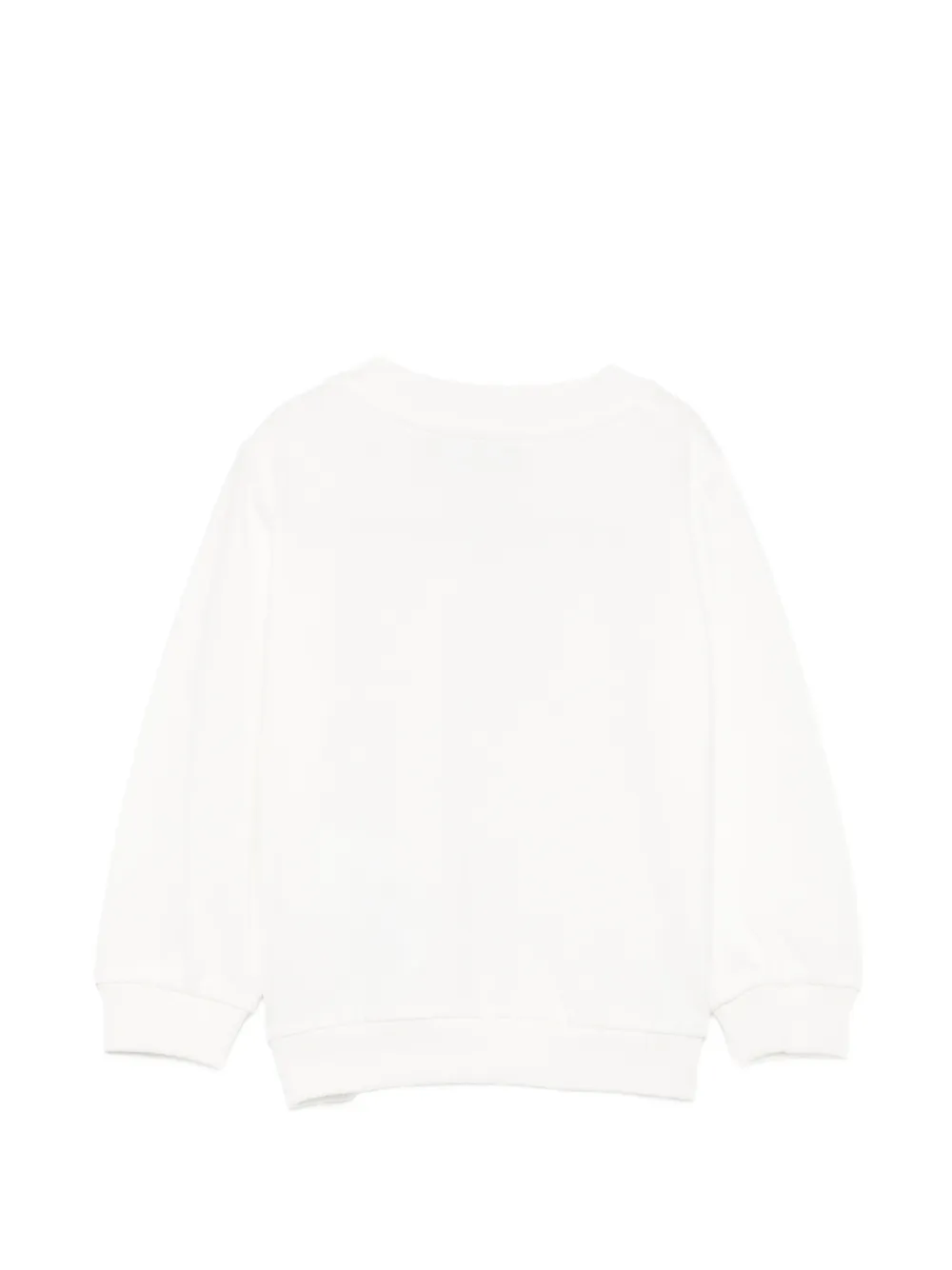 Moschino Kids Sweater met logoprint Beige