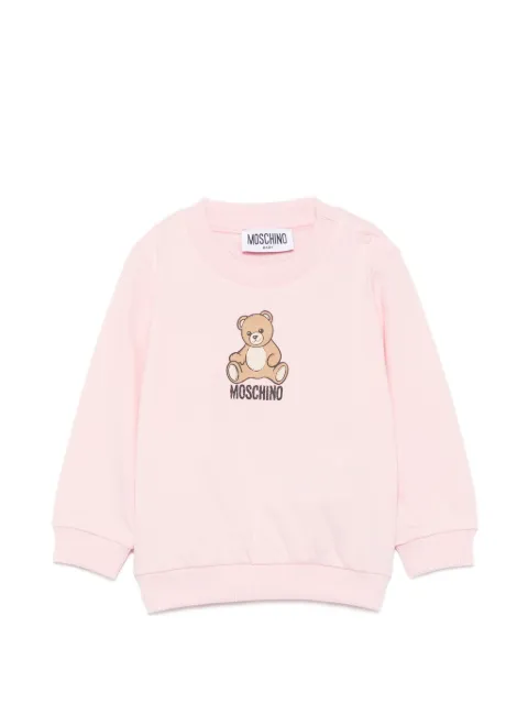 Moschino Kids sudadera con motivo Teddy Bear