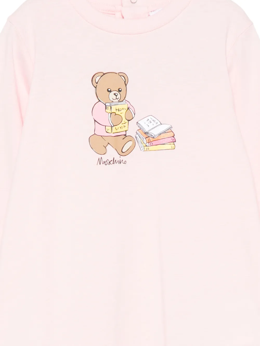 Moschino Kids Pyjama met grafische print Roze