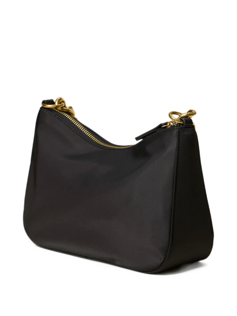 TWINSET Liliane crystal-embellished chain-link shoulder bag Zwart