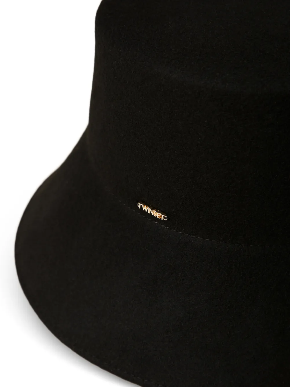 TWINSET Wollen vissershoed Zwart