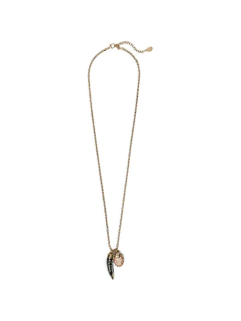 TWINSET charm-pendant rope-chain necklace