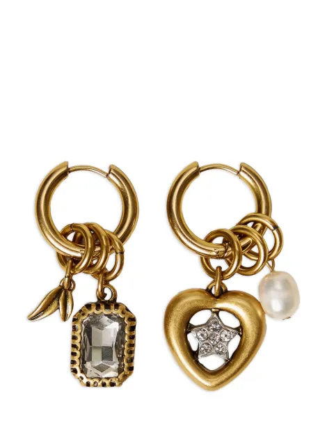 TWINSET charm-detail hoop earrings