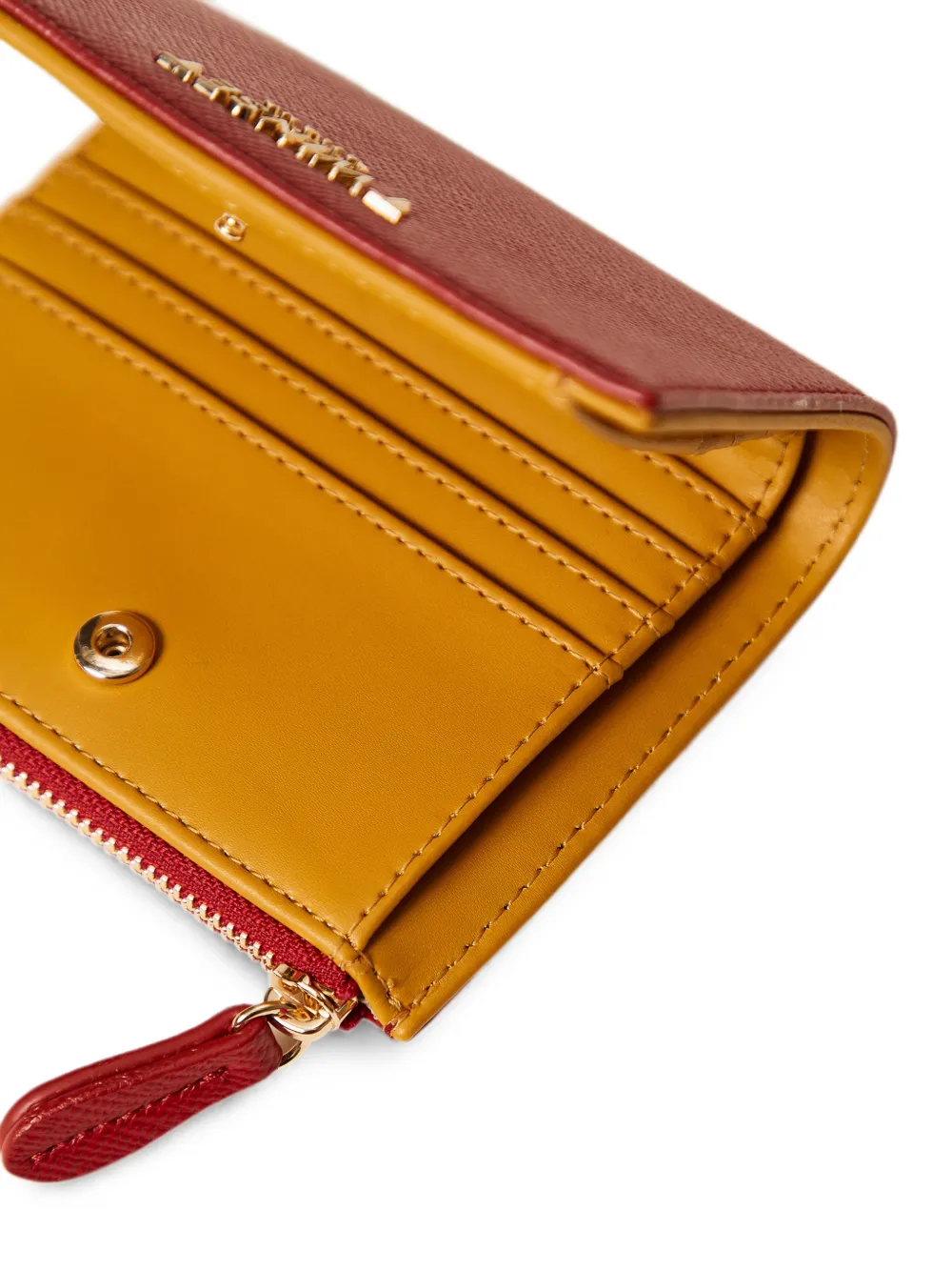 TWINSET Kleine portemonnee met logo Rood