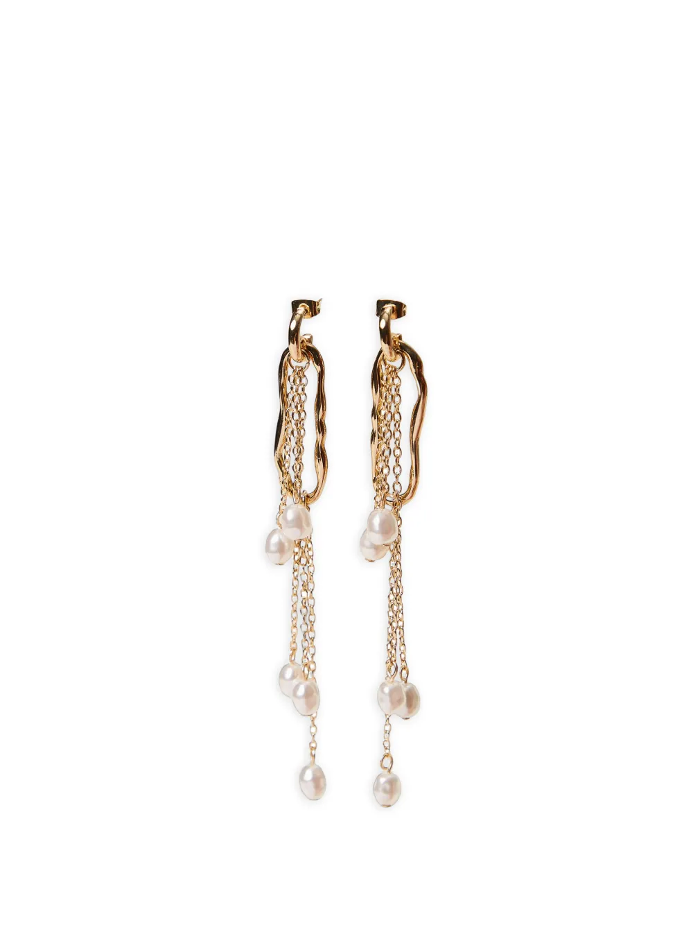 TWINSET Ohrringe mit Creolen und Perlen - Gold