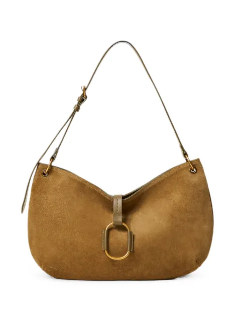 TWINSET round suede shoulder bag