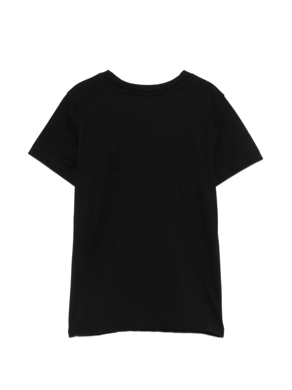 Moschino Kids T-shirt met logoprint Zwart