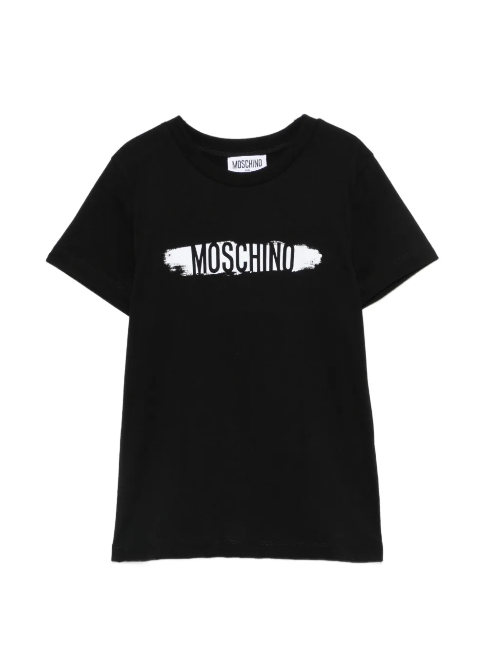 Moschino Kids logo-print T-shirt - Nero