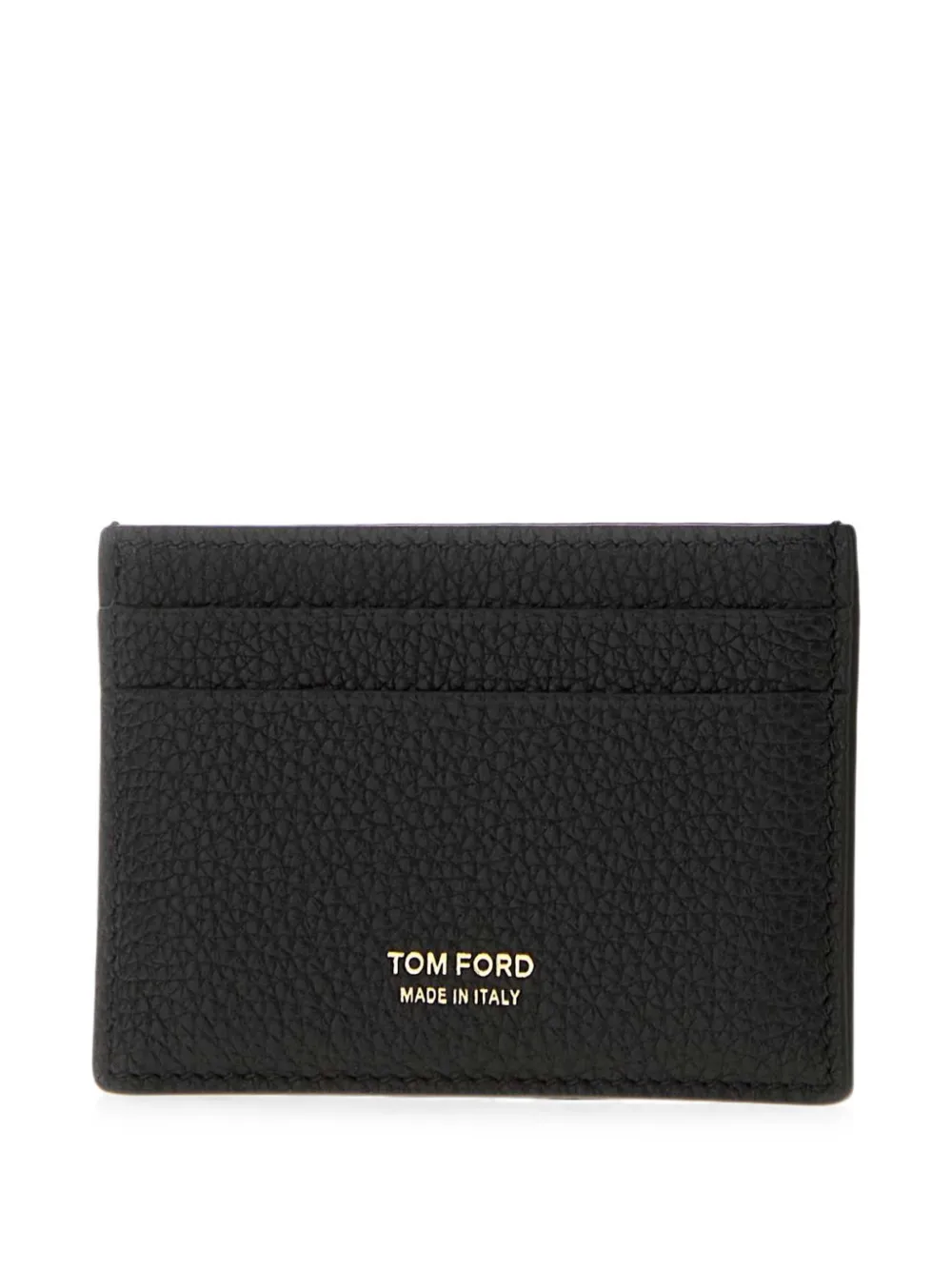 TOM FORD Leren pasjeshouder Zwart