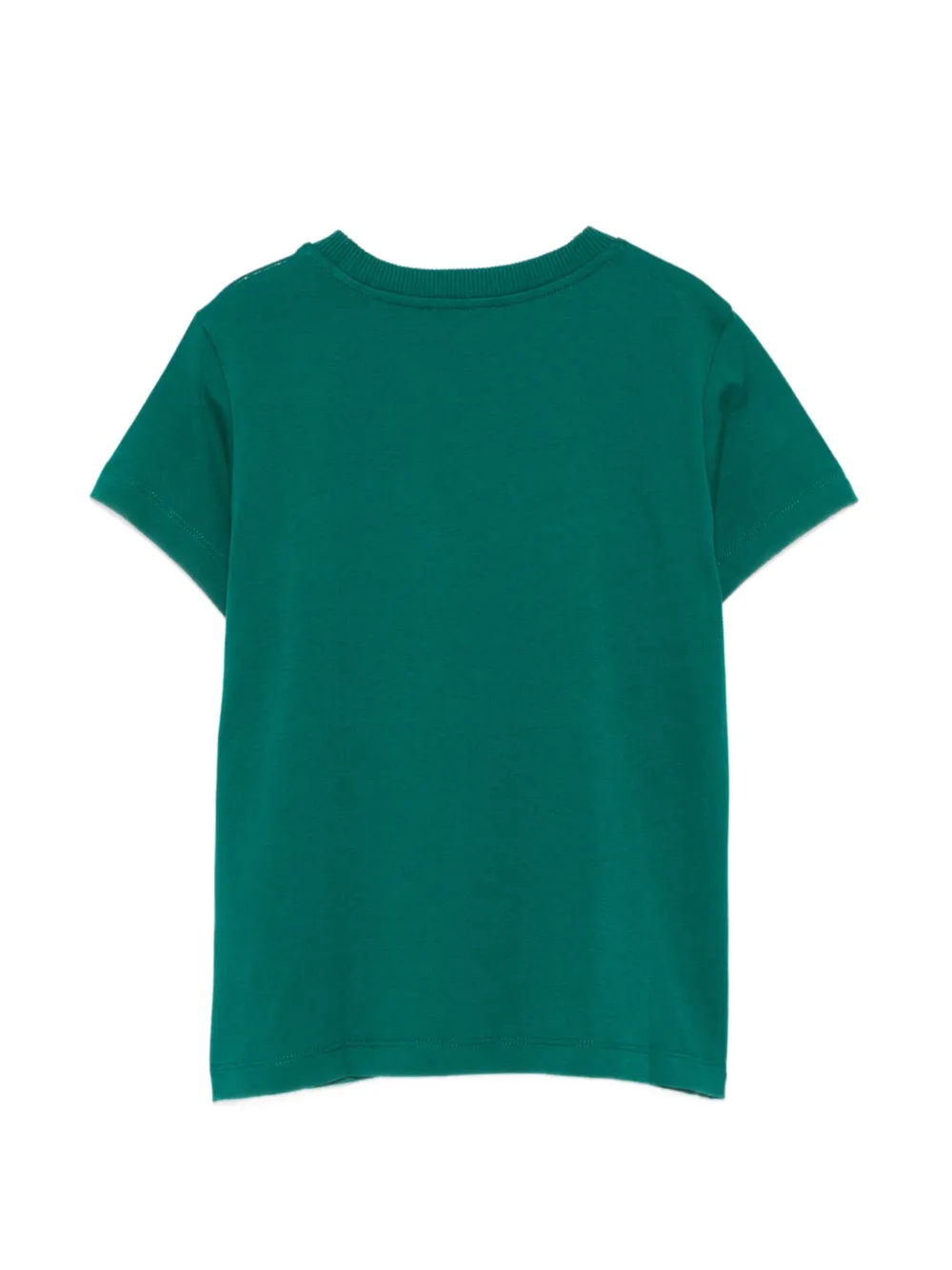 Moschino Kids T-shirt met logoprint Groen