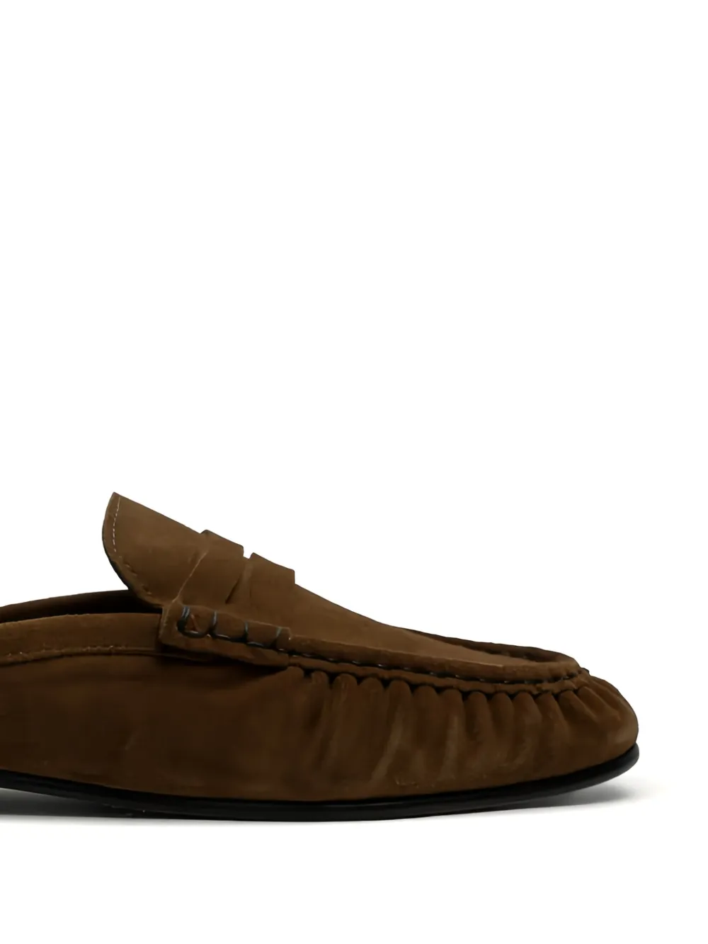 Posa Suède penny loafers Bruin