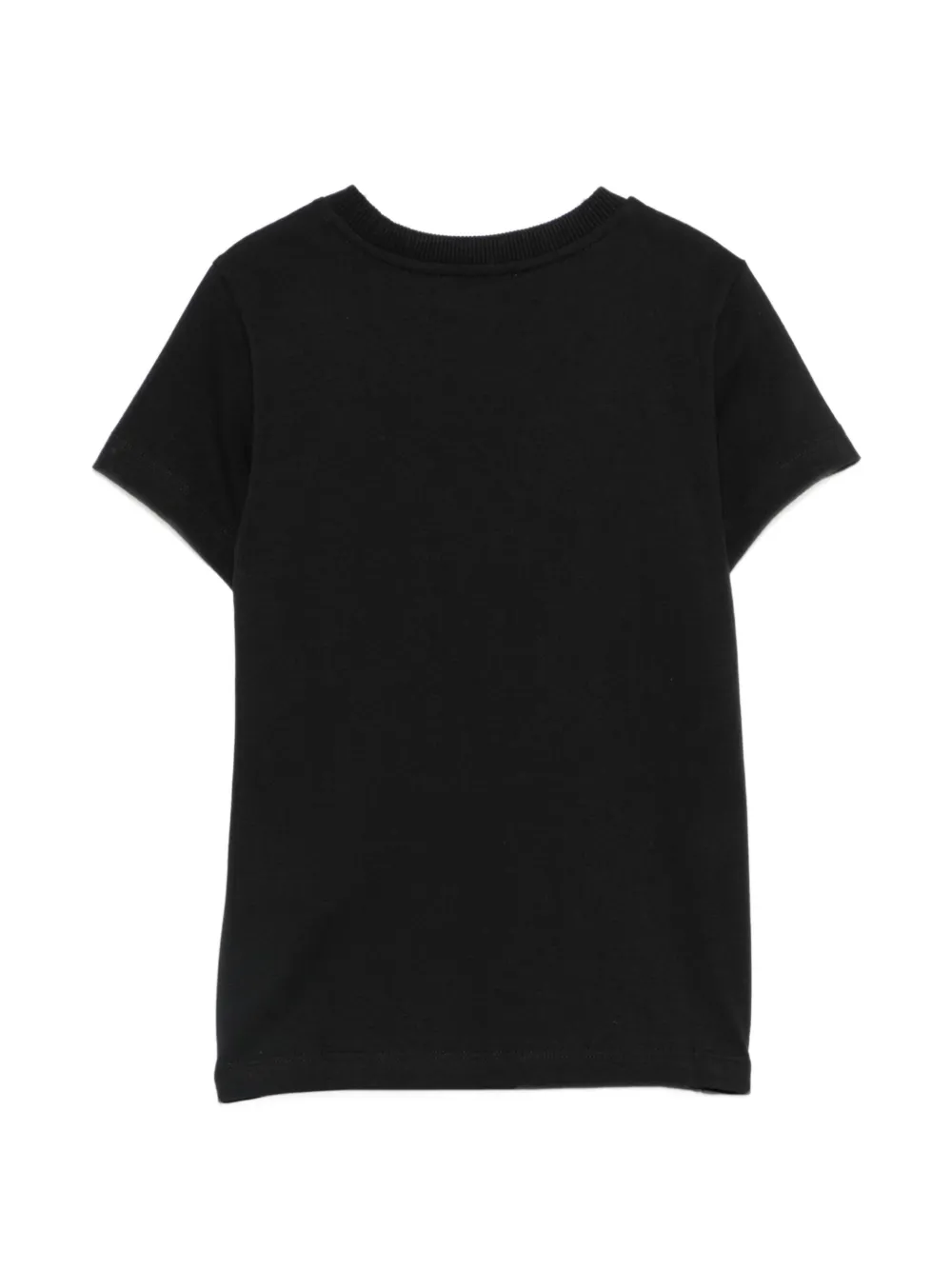 Moschino Kids T-shirt met logoprint Zwart