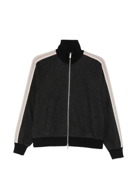 Peserico sweat zippé à bandes contrastantes latérales