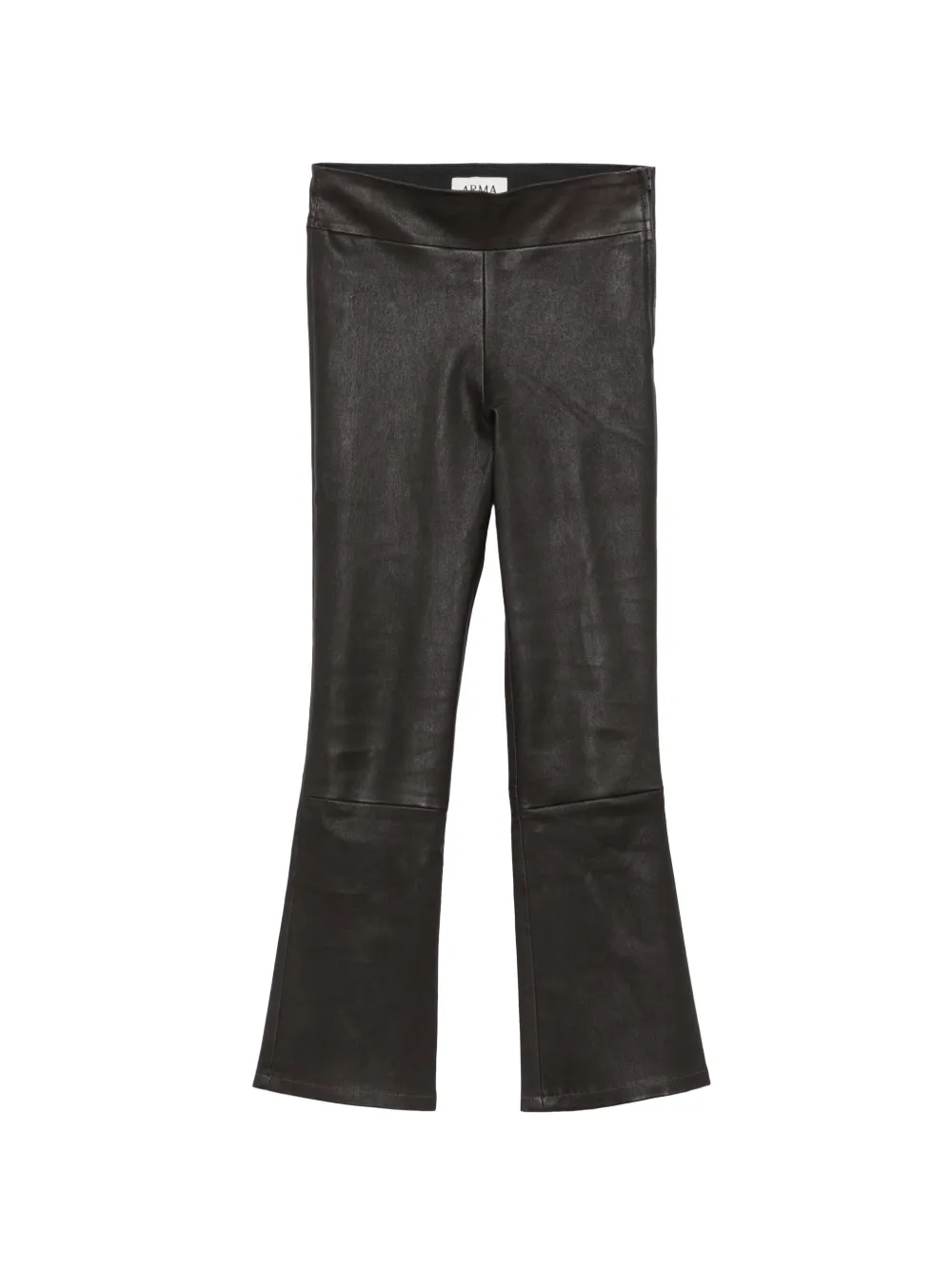 Arma stretch-leather trousers - Braun