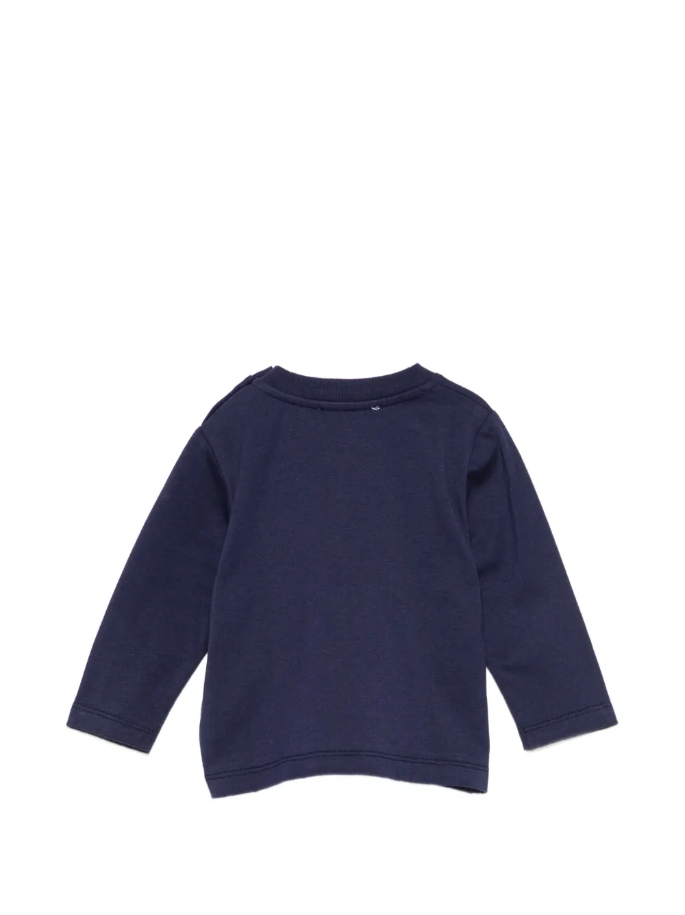 Moschino Kids T-shirt met logoprint Blauw