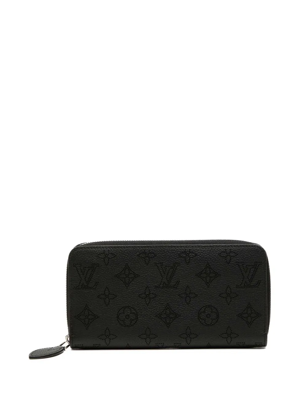 Louis Vuitton Pre-Owned 2021-2026 Monogram Mahina Zippy Wallet long wallets - Nero