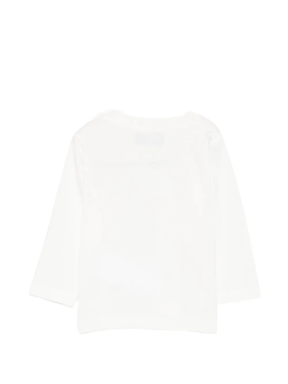 Moschino Kids T-shirt met logoprint Beige
