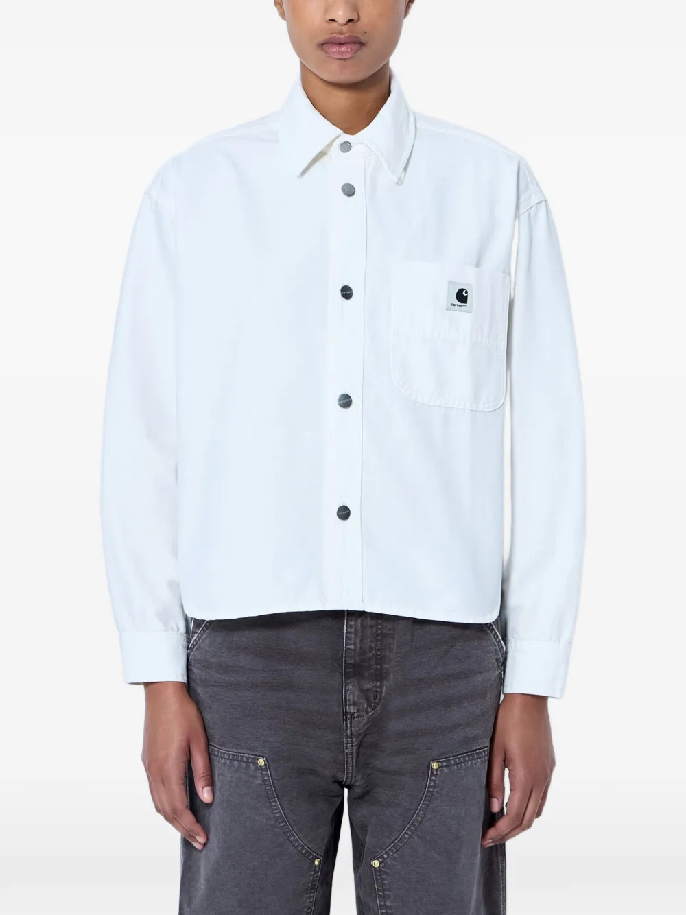 Carhartt WIP patch-pocket buttoned shirt - Weiß