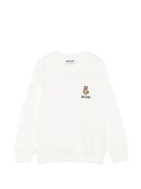 Moschino Kids Teddy Bear logo-print sweatshirt
