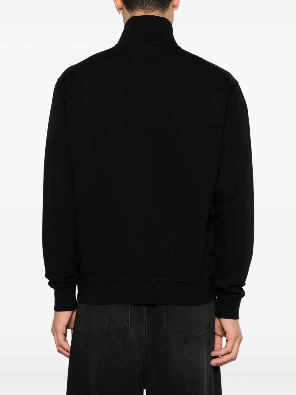 DSQUARED2 Sweater met halve rits Zwart