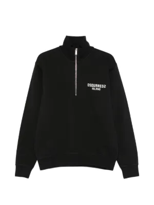 AMIRI ジップアップ スウェットパーカー | ブラック | FARFETCH JP