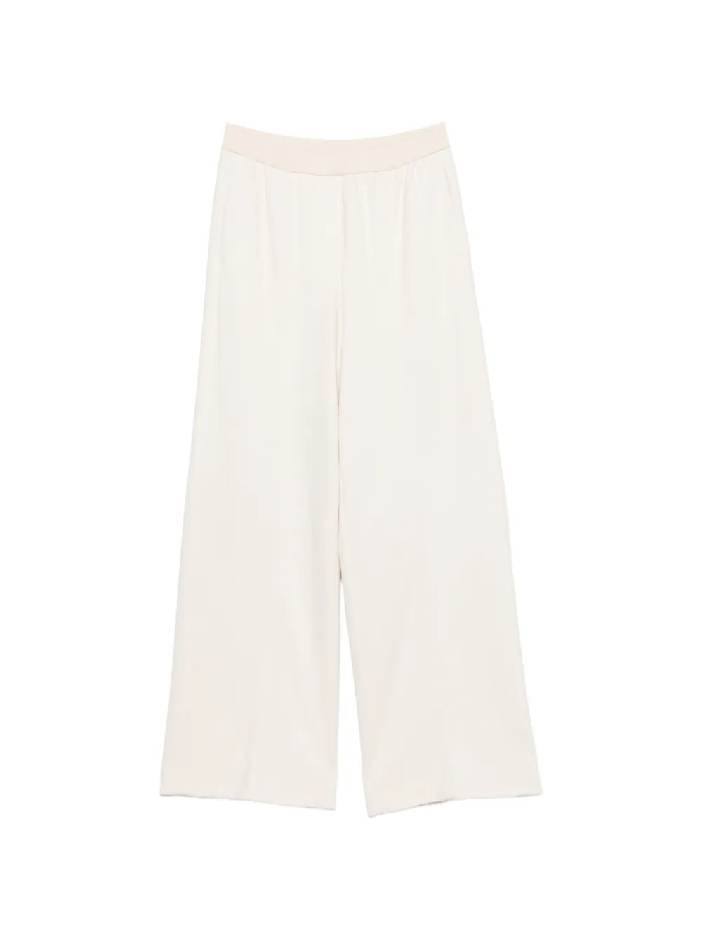Peserico elasticated-waistband wide-leg trousers - Toni neutri