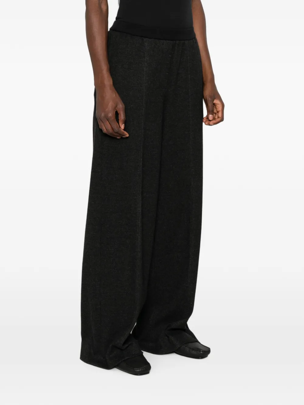 Peserico Geplooide broek Zwart