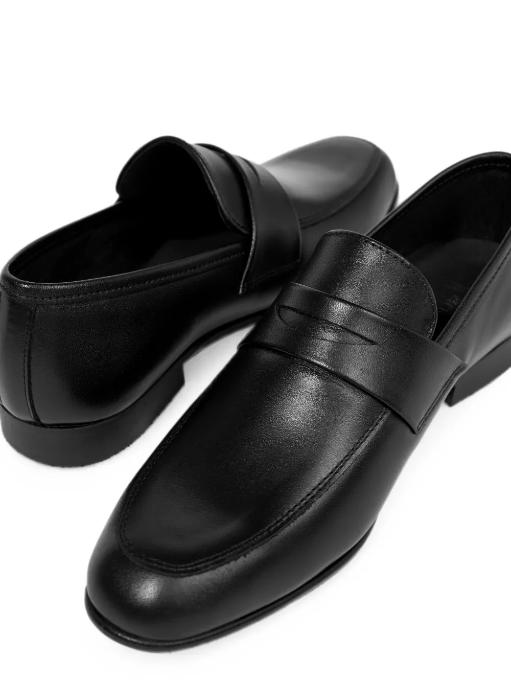 ANDANINES Leren loafers Zwart