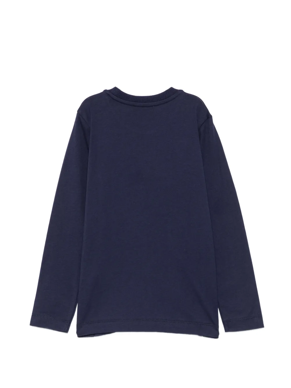 Moschino Kids T-shirt met logoprint Blauw