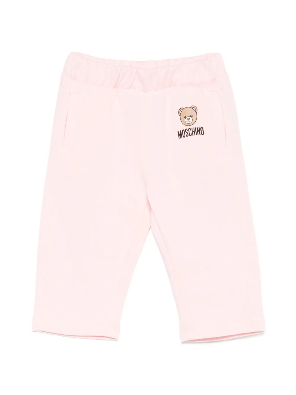 Moschino Kids logo-print track pants - Rosa