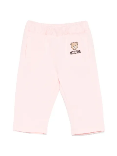 Moschino Kids pants con logo estampado