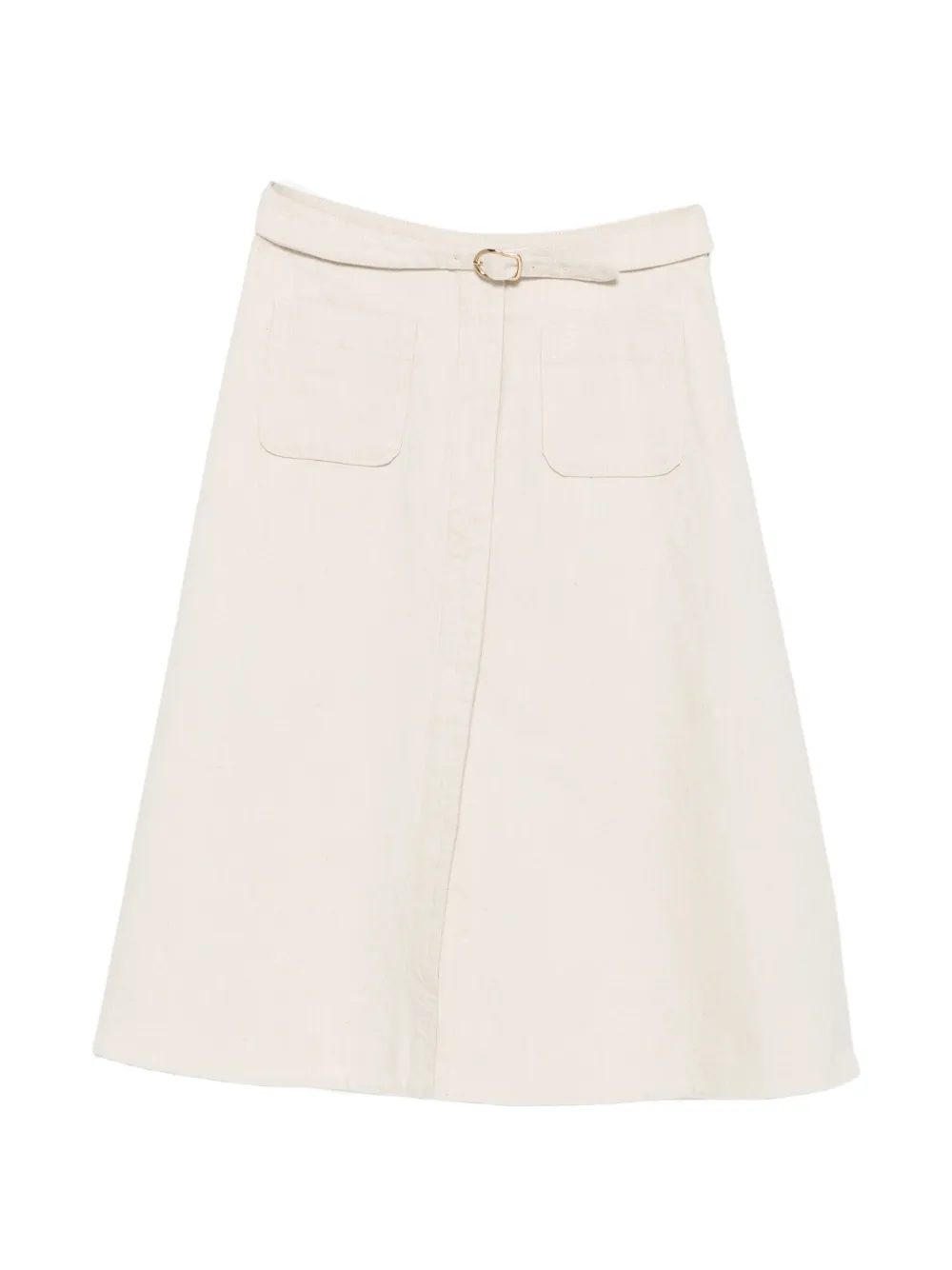 Dorothee Schumacher Gonna midi con tasche applicate e cintura - Toni neutri