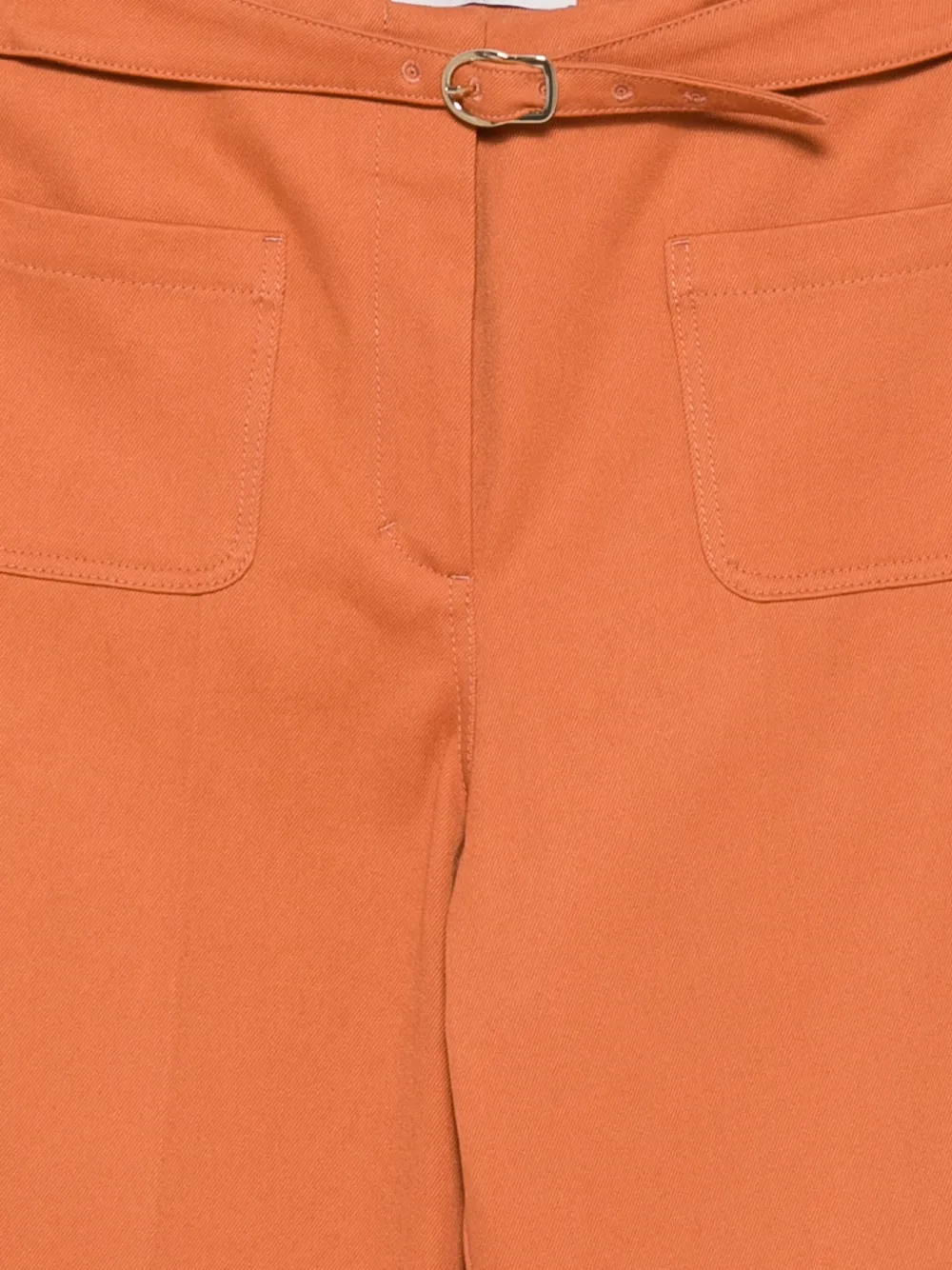Dorothee Schumacher Flared broek met ceintuur Oranje