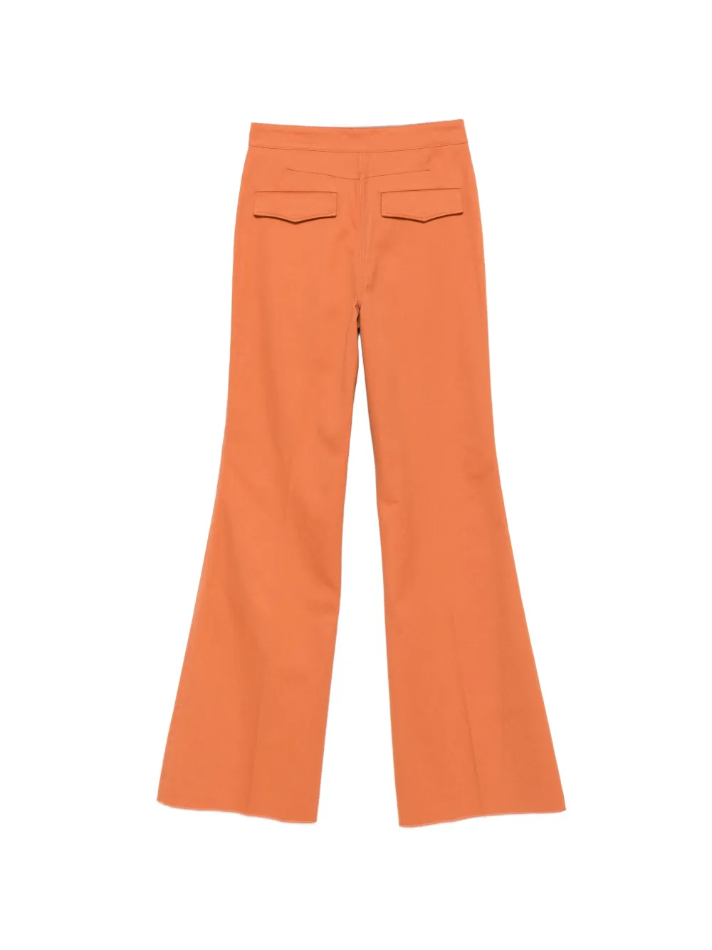 Dorothee Schumacher Flared broek met ceintuur Oranje